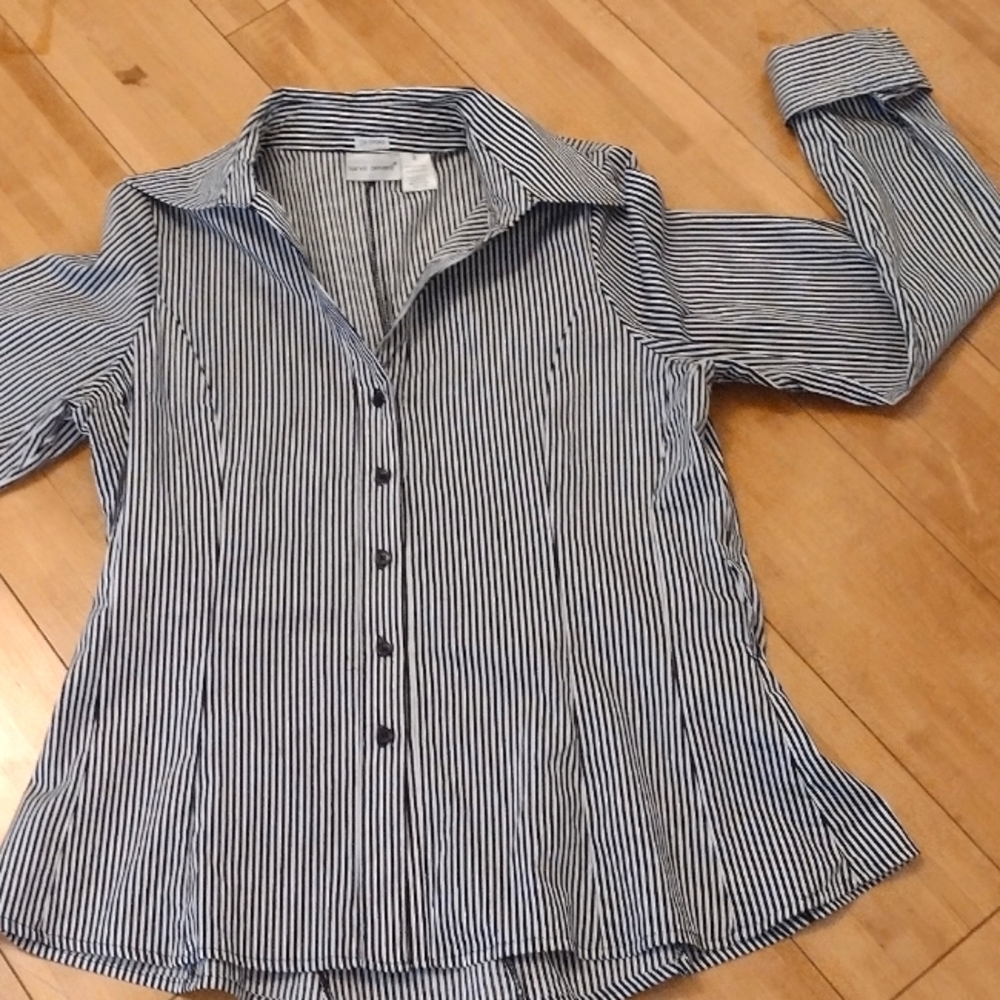 Harve Benard pinstripe shirt